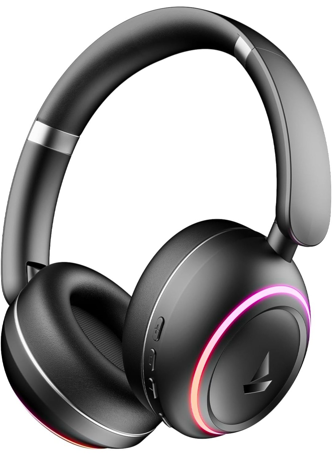 boAt Rockerz 480, Bluetooth Headphones, Wireless Over Ear Headphone with Mic (Black Sabre)