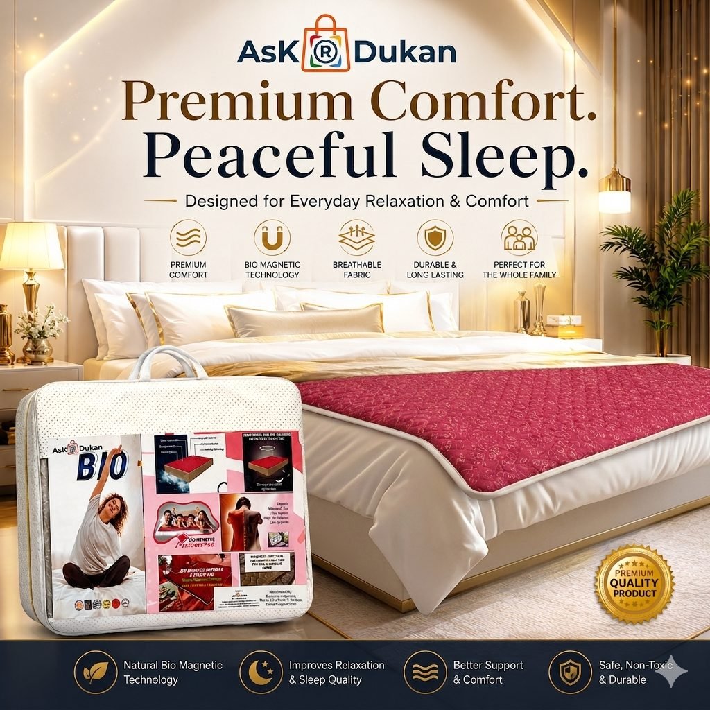 AsK®Dukan Bio Magnetic Mattress (Size -3x6)