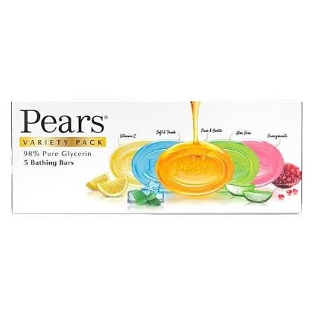 Pears Variety Pack 5 Bathing Bars: 625 g