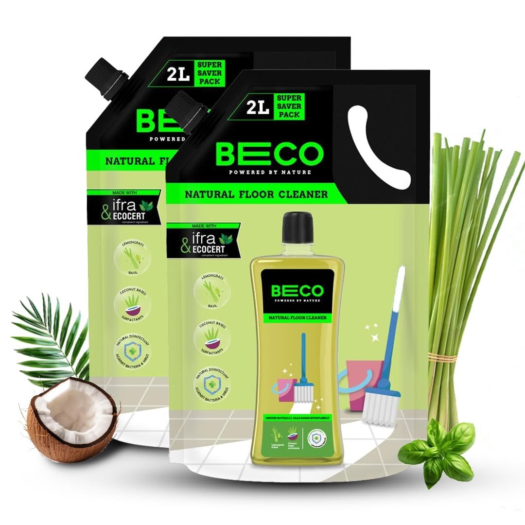 Beco Natural Disinfectant Floor Cleaner-2 Litre | Pack of 2
