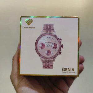 Fossil Gen 9 Smart Watch + Fency rose gold color and diamond belt with baby pink silicon belt